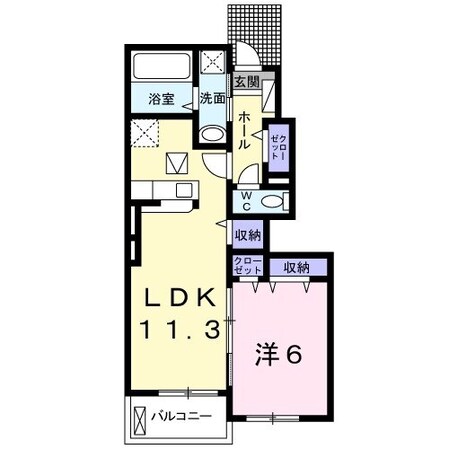 Mグランデの物件間取画像